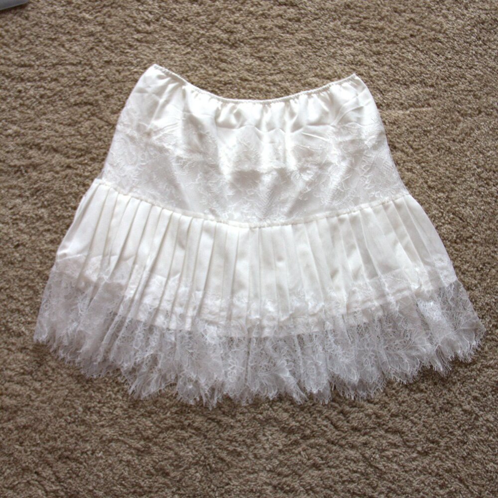 Lace Slip Skirt, Size L